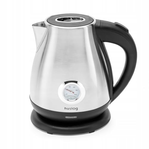 Huslog Retro Wasserkocher 1,7 L aus Edelstahl, 2200 W, mit... - Maison & Cuisine Amazon Allemagne à 17.84€