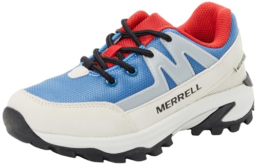 Merrell Moab Speed 2 FST WP Basket, Bleu/Rouge, 33 EU - Mode & Vêtements Amazon France à 36.03€