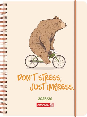 BRUNNEN Agenda scolaire 2025/2026 « Bear », format A5, en... en promo à 4,97€ (-55%) sur Amazon FR