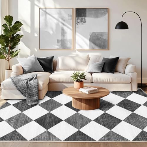 Chicnix Tapis de salon à poils courts, tapis de chambre à... - Maison & Cuisine Amazon France à 42.55€