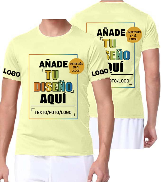 PRFELMG Camiseta Personalizada Hombre Mujer,Diseña tu... - Mode & Vêtements Amazon Espagne à 0.99€