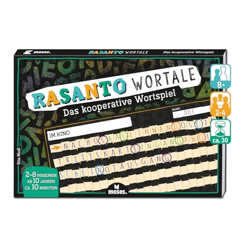 moses. Rasanto Wortale Jeu de Mots coopératif pour Adultes... - Jouets & Jeux Amazon France à 14.30€