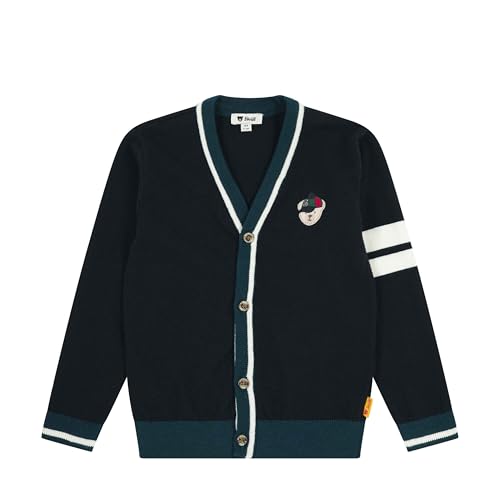 Steiff Jungen Strickjacke Jacke, Navy, 110 cm - Nouvelle promo Amazon à 30.84€