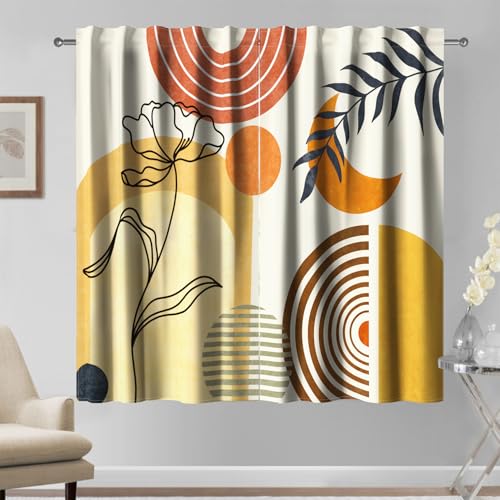 Kzzfqxb 132×214cm Gelb Ocker Khaki Sonne Mond Grüne Blätter... - Maison & Cuisine Amazon Allemagne à 9.99€