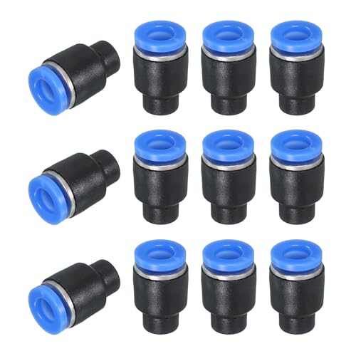 PATIKIL 12 Stück 6 mm(1/4") OD Pneumatik Steckverbinder... - Jardin & Extérieur en promo à 5.19€