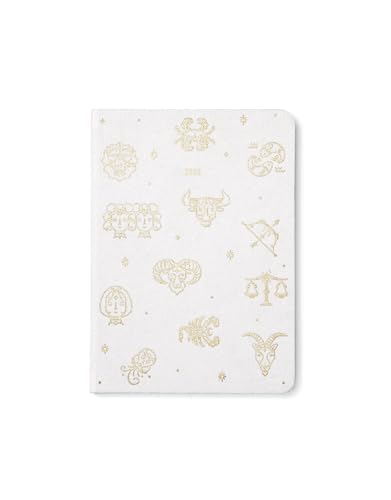 Letts of London Zodiac A6 week to view 2026 diary - Ivory... - Amazon Royaume-Uni à 2.85€