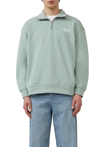 QS Sudadera de Cuello Alto con Cremallera y Estampado... - Bon plan à 26.70€
