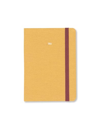 Letts of London Raw A6 week to view 2026 diary - Mustard... - Bon plan à 3.30€