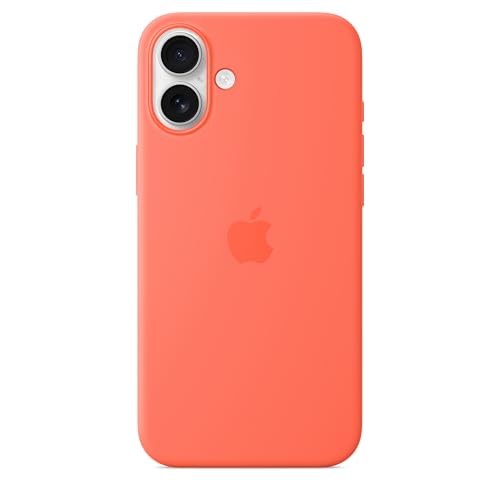 Apple iPhone 16 Plus Silicone Case with MagSafe – Tangerine... - High-Tech & Électronique Amazon Royaume-Uni à 15.97€