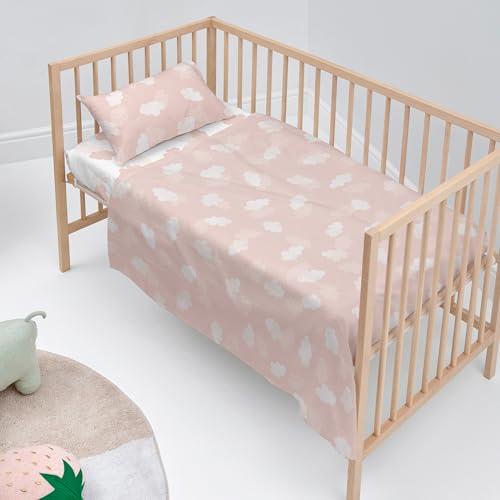 Clouds Juego de sábanas 2 piezas 120x180 cm (Maxicuna) Rosa - Toys & Games Amazon Italy à 16.16€