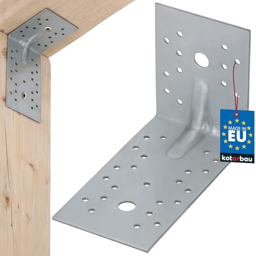 KOTARBAU® Winkelverbinder Stahl Silber 100 x 150 x 80 mm... - Bricolage & Outils Amazon Allemagne à 1.74€