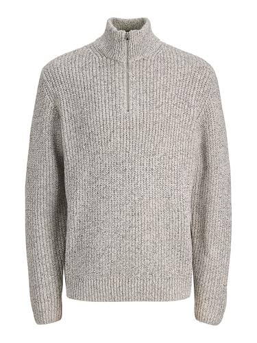 JACK & JONES Jorbleecker Knit Half Zip BF, Crudo, M para... - Mode & Vêtements Amazon Espagne à 11.76€