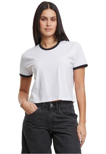 Urban Classics Contrast Retro Mujer Mujer Camiseta... - Mode & Vêtements en promo à 13.47€