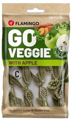 Flamingo Leckerli Hund – Veggie Zahnbürste mit Apfel klein... - Beauté & Parfums Amazon Allemagne à 2.16€