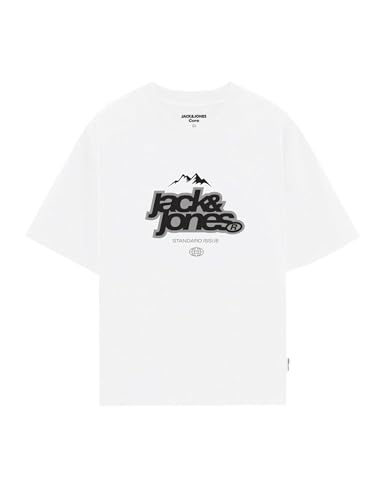 JACK & JONES Jcoflare Front tee SS Crew Neck FST, Blanco... - Mode & Vêtements Amazon Espagne à 10.89€