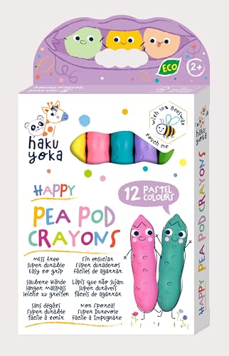 Haku Yoka Happy Pea Pod Buntstifte, 12 Pastellfarben, super... - Auto & Moto en promo à 4.23€