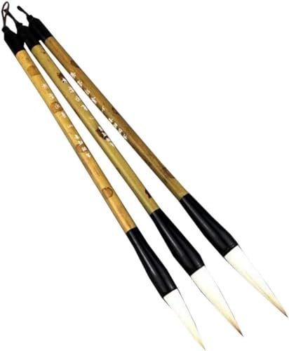 Pennello da scrittura, pennello da scrittura 3 pezzi Set di... - Loisirs Créatifs Amazon Italie à 13.28€