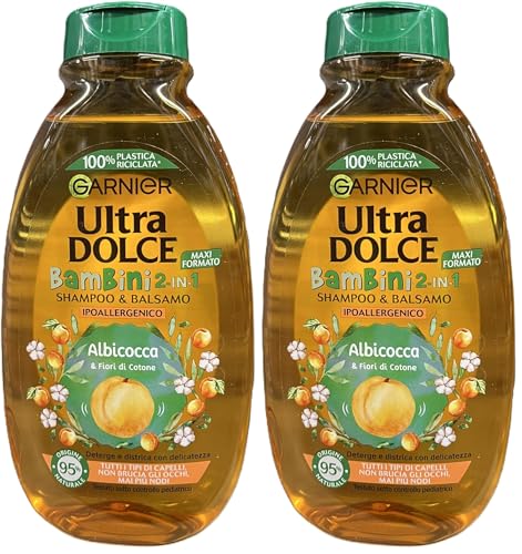Garnier Shampoo 2 in 1 Ultra Morbido Bambini, 300 ml... - Beauté & Parfums Amazon Italie à 4.48€