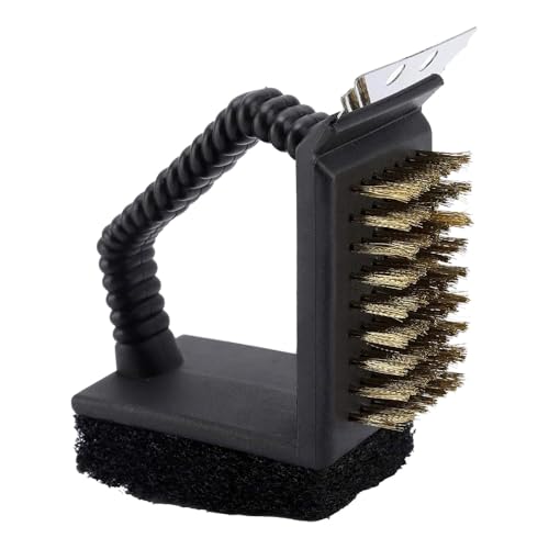 MasterCook 3-in-1 Grillbürste mit Stahlborsten, Schaber und... - Jardin & Extérieur Amazon Allemagne à 4.80€