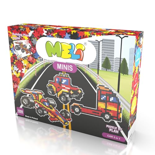 Meli Minis Auto 1000-3 in 1 giocattolo da costruzione, kit... - Jouets & Jeux Amazon Italie à 21.33€