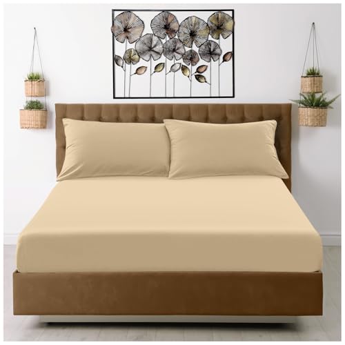GC GAVENO CAVAILIA Fitted Sheet Single Bed (91 x 190cm)... - Maison & Cuisine Amazon Royaume-Uni à 2.66€