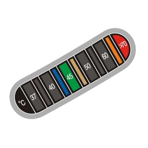 Coffee Cup Thermometers Sticker Displays Temperature In... - Fournitures Bureau Amazon Royaume-Uni à 1.10€
