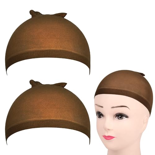 Kryzulax 2 Pièces Cap de Perruque,Nylon Wig Cap Bonnet... - Beauté & Parfums en promo à 1.40€