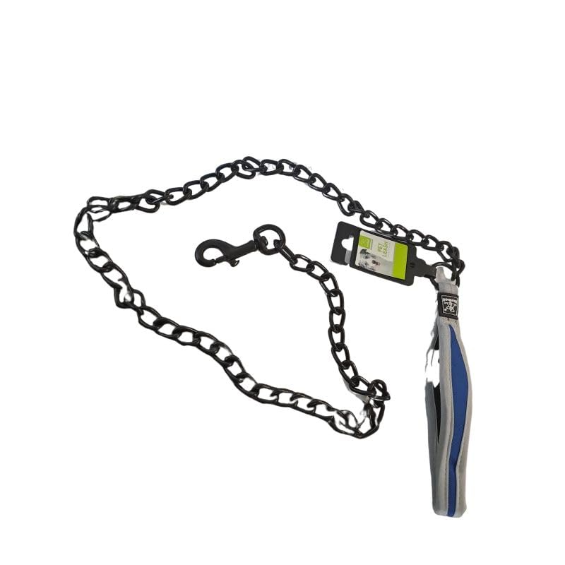 Dog Leash | Black Metal | 120 cm | Great Safety for Your... - Animalerie en promo à 4.36€