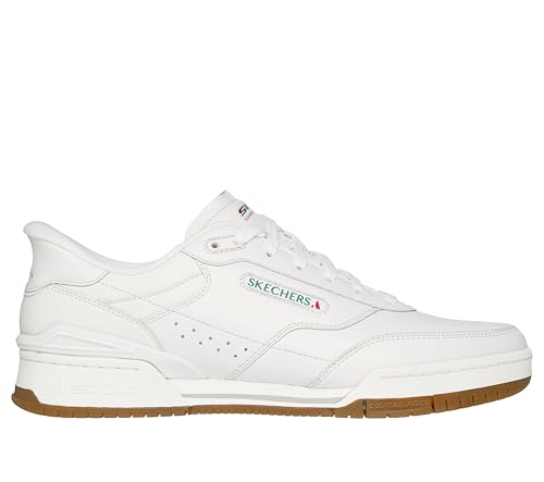 Skechers Homme Recoil Basket, White Leather/PU/Natural... - Auto & Moto en promo à 43.54€
