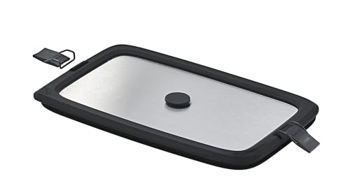 RÖSLE Flexx 2GO Couvercle carré en acier inoxydable avec... - Auto & Moto Amazon France à 16.39€