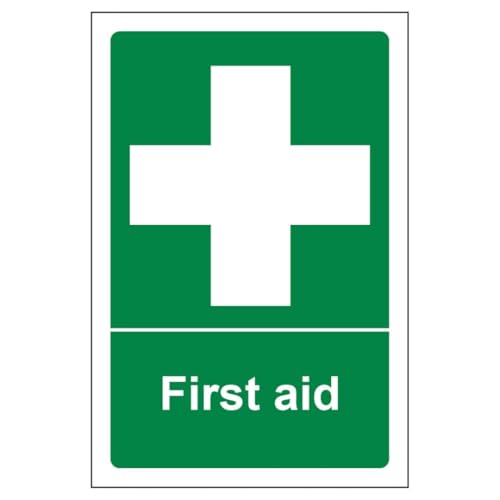 V Safety First Aid - Portrait 200 x 300mm - 3mm Aluminium... - Maison & Cuisine en promo à 2.42€