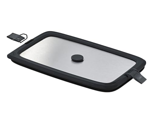 RÖSLE Flexx 2GO Couvercle carré en acier inoxydable avec... - Auto & Moto Amazon France à 13.17€