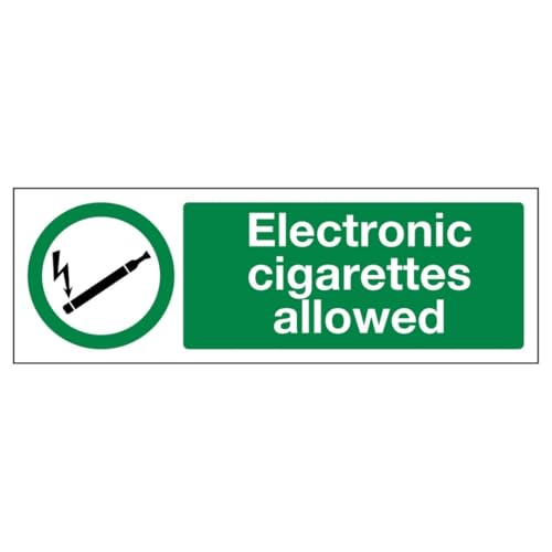 V Safety Electronic Cigarettes Allowed 300 x 100 mm - 2mm... - Maison & Cuisine Amazon Royaume-Uni à 2.07€