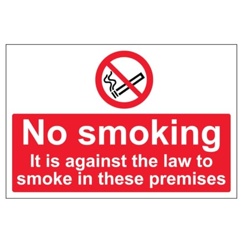 V Safety Against The Law To Smoke In These Premises - Large... - Maison & Cuisine en promo à 2.46€