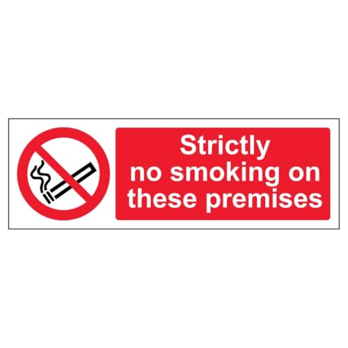 V Safety Strictly No Smoking On These Premises - Landscape... - Maison & Cuisine Amazon Royaume-Uni à 1.97€