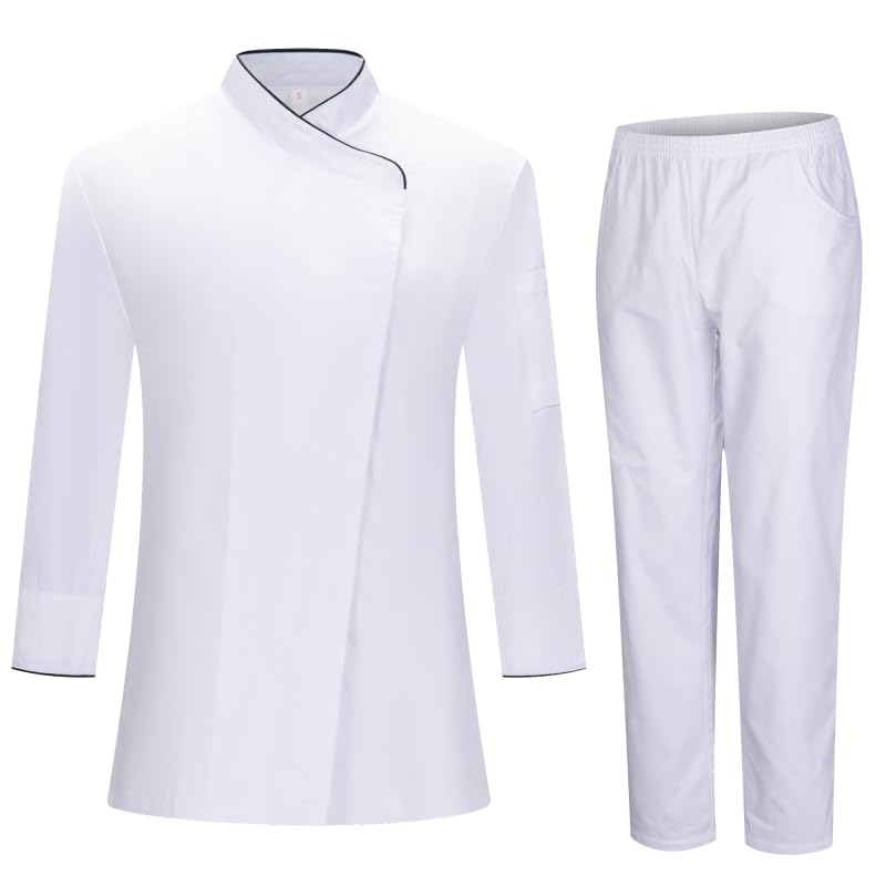 MISEMIYA - Giacca da Cuoco e Pantaloni da Donna - Giacca da... - Maison & Cuisine Amazon Italie à 19.44€