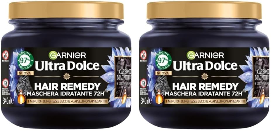 Garnier Ultra Dolce Carbone Magnetico, Maschera Idratante... - Sports & Fitness en promo à 4.90€