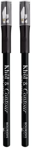 Bourjois Khol & Contour Lápiz de ojos, Tono 1 Noir-issime... - Amazon Espagne à 5.00€
