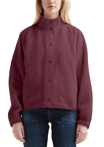 QS Weiche Teddyfleece-Jacke mit Druckknöpfen - Bon plan à 29.99€