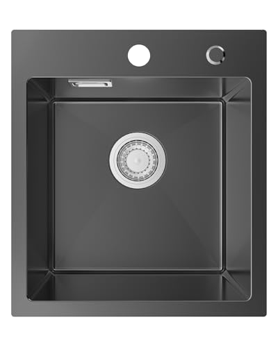 Sofetiy Spülbecken Schwarz Anthrazit 40x45cm, Spüle Küche... - Maison & Cuisine Amazon Allemagne à 81.43€