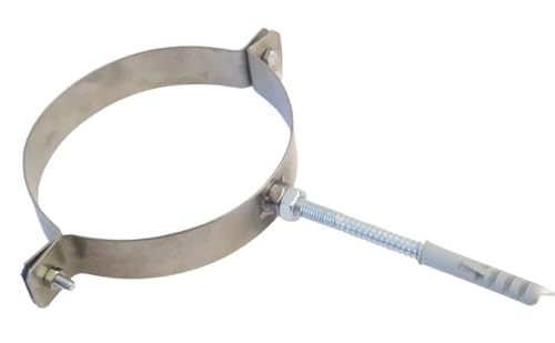 Staffa muro Acciaio Inox per canna fumaria- Diametro 230 mm - Maison & Cuisine Amazon Italie à 14.30€