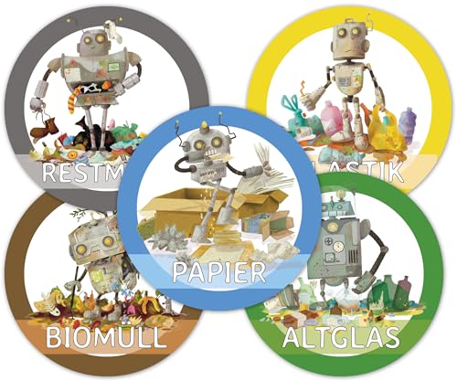 PICTALOO Lot de 10 autocollants amusants pour poubelles... - Jouets & Jeux en promo à 8.05€