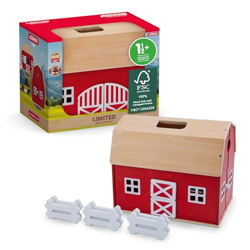 SCHLEICH Farm World | Fattoria in Legno 42619 | con stalla... - Jouets & Jeux Amazon Italie à 43.10€