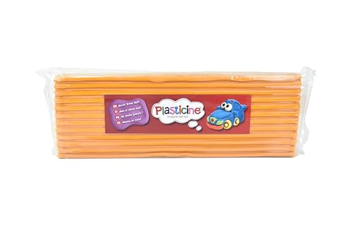 Plasticine 400 g - Orange clair #16 - Pâte à modeler pour... - Loisirs Créatifs Amazon France à 6.10€