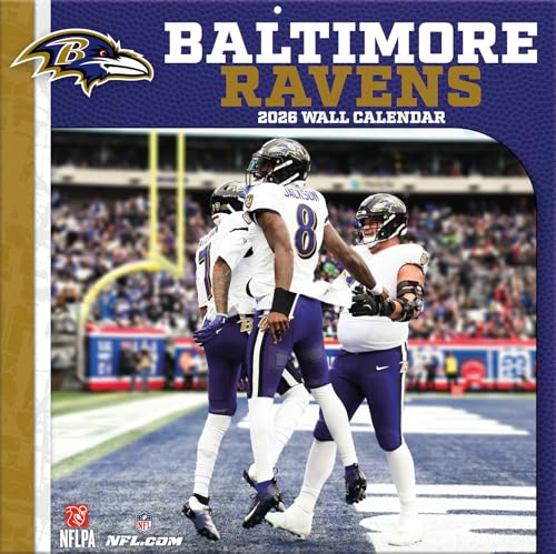 NFL Kalender Wandkalender 2026 30x60cm Baltimore Ravens - Sports & Fitness en promo à 5.78€