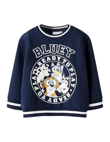 NAME IT Nmmnimbu Bluey Nreg Sweat BRU Sky, Azul Marino, 98... - Jouets & Jeux en promo à 7.07€