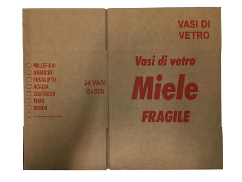 APICOLTURA.COM Scatola imballaggio per 24 vasi da gr. 500... - High-Tech & Électronique Amazon Italie à 1.10€