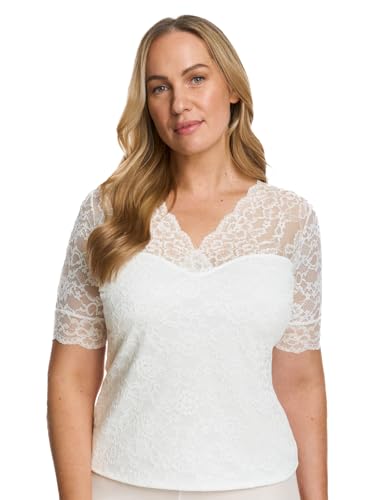 SUSA 5576 Blusas, Semitransparente, Marfil, 42 para Mujer - Nouvelle promo Amazon à 22.00€