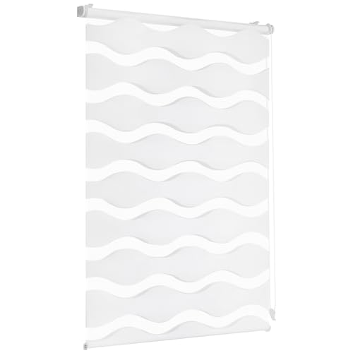 Sekey Doppelrollo Wellen Klemmfix ohne Bohren für Fenster... - Maison & Cuisine en promo à 8.98€