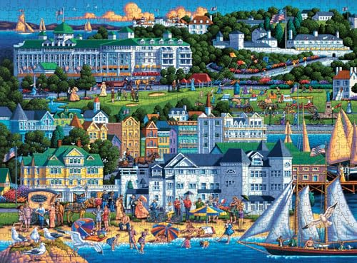Buffalo Games - Eric Dowdle – Île Mackinac – Puzzle de 1000... - Loisirs Créatifs Amazon France à 17.00€